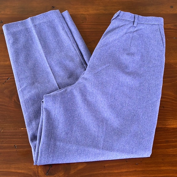 Pendleton Pants - Pendleton - 14, high waisted wool pant, periwinkle purple